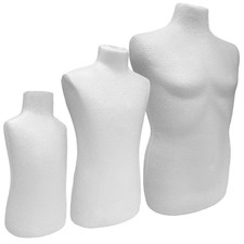 Styropor Torso Baby/Kind für
