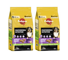 24kg Pedigree Trockenfutter Hundefutter Adult Maxi >25kg Geflügel Gemüse