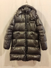 Lange Daunenjacke glänzend