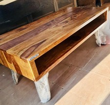 WOHNLING Couchtisch Massivholz