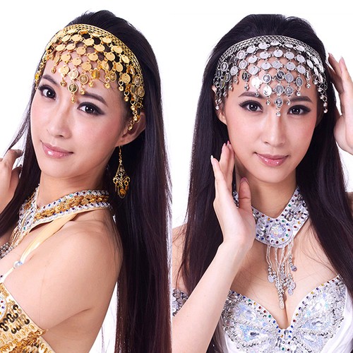 Chic belly dance hair - belly, band