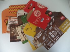 11x Flaschenträger Brauereien Baden-Württemberg + Bayern aus Pappe Bier-Halter