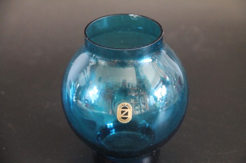 Zwiesel glas vase kugel petrol - zwiesel,
