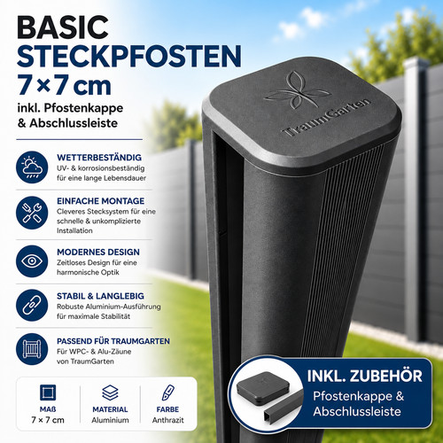 Traumgarten system alu pfosten - traumgarten,