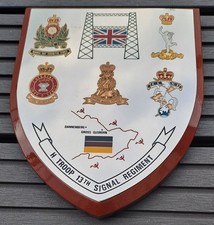 Wappenschild Berlin Dannenberg British Forces Nachrichtendienst Grenzschild MAD