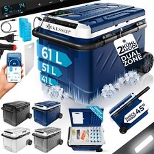 KESSER® Kompressor Kühlbox elektrisch Auto Gefrierbox Camping Kühlschrank -20°C