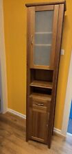 Badezimmer Schrank, Hochschrank Eiche, Typ Amarillo 190  Dänisches Bettenlager 