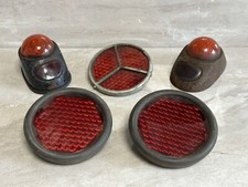 2x Oldtimer Rücklicht Strahler Rückleuchte Katzenaugen wohl DDR IFA DKW #3