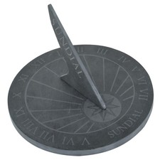 Sonnenuhr aus Naturschiefer