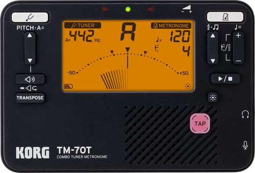 Korg 70t tuner metronom - korg, tm-70t