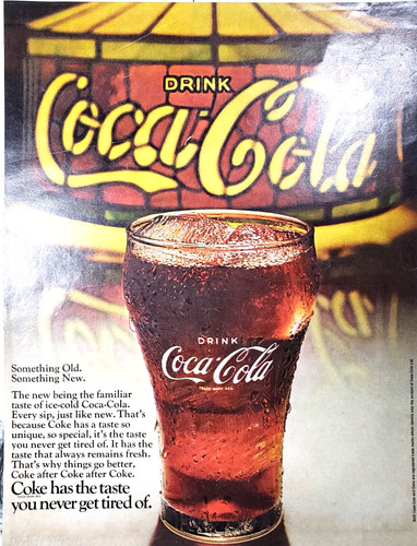 Print 1968 coca cola coke - print,