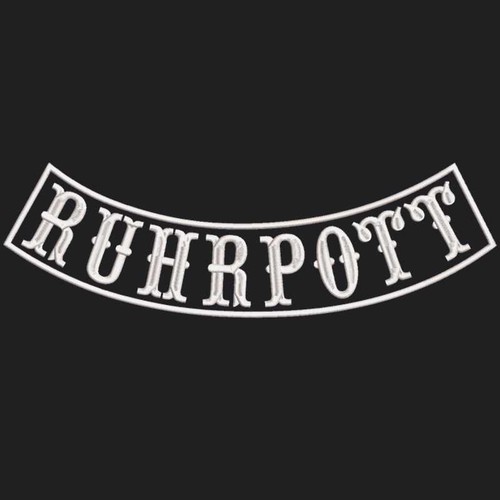 Rücken aufnäher ruhrpott - rücken,