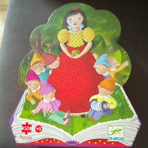 Djeco puzzle blanche neige - blanche, /