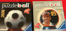3D Puzzle Ball*Bernd Schneider Fußball DFB Deutschland 60 teilig*2 Stück