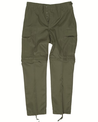 Zip off hose - oliv,, feldhose