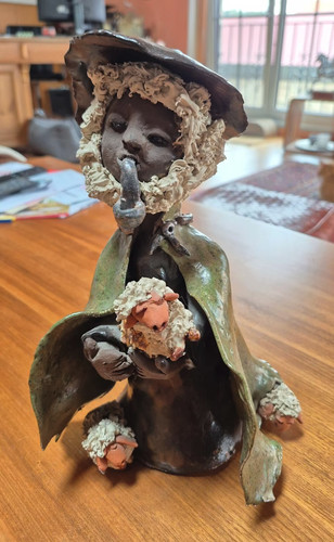 Einzigartige keramik figur - einzigartige, keramik-figur