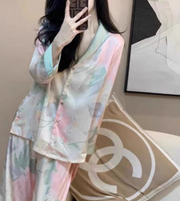 2 tlg Seidenpyjama Silk