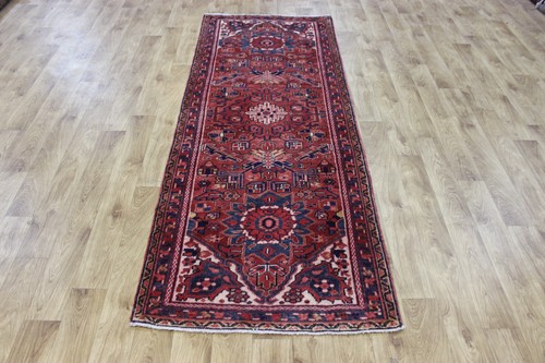 Vintage heriz läufer rich red - vintage,