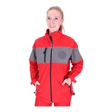 Fleecejacke rot grau mit - fleecejacke, rot/grau