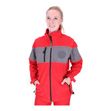 Fleecejacke rot/grau mit