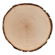 Rindenbrett Esche rund -