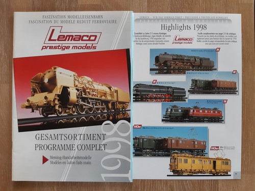 Lemaco modellbahn kataloge - modellbahn,