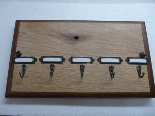 Schlüsselbrett halter eiche - schlüsselbrett/halter,