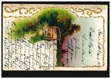 Prägekarte Landschaftsbild