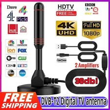 Zimmerantenne Innenantenne TV Digital Antenne Radio Verstärker HDTV DVB-T2 Kabel