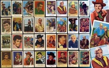 36 ALTE BONANZA KAUGUMMI SAMMELBILDER 1960er BUBBLE GUM CARTWRIGHTS LITTLE JOE