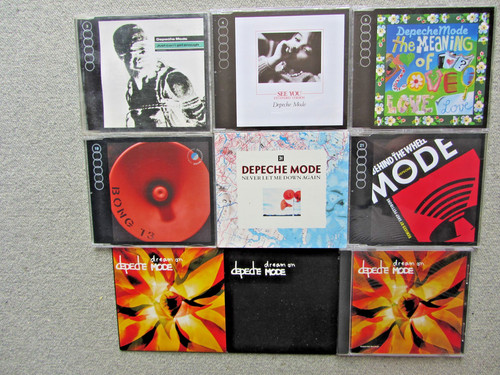 9cds depeche mode sammlung - 9cds,