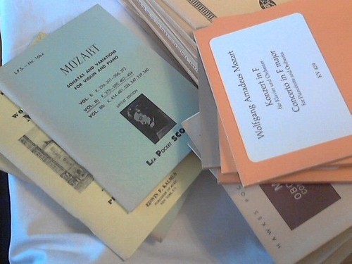 Konvolut taschenpartituren - taschenpartituren,