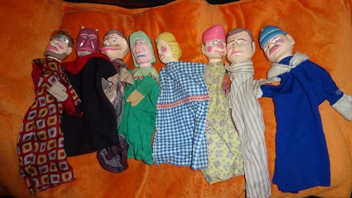 Alte kasper handpuppen - alte,