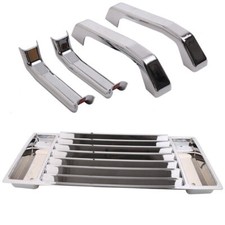 ABS Chrom Set für Motorhaube