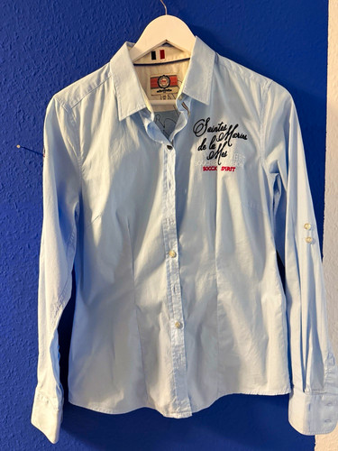Soccx bluse hellblau langarm - bluse,