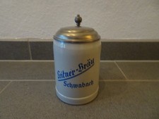 alter Steingut Bierkrug