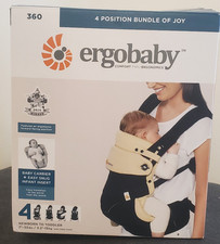 Ergobaby Four Position 360 Babytrage ,100 % Baumwolle, mit Neugeborenen-Einsatz 