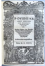 Post Inkunabel Ovid/ P. Ovidii