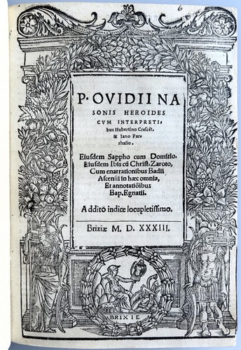 Post inkunabel ovid ovidii - inkunabel, p.
