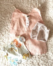 süsses  antikes Puppenoutfit Hemdkleidchen Windel Socken f. Käthe Kruse Puppe