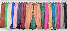 Hose Jogpants Schlupfhose Lederimitat Kunstleder onesize Gr ca 44,46,48  XXL 3XL
