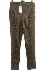 Leggings Kunstleder-Hose Damen