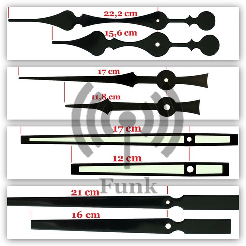 Lautloses quarz funkuhrwerk - quarz,