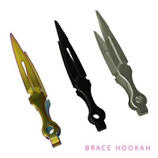 hochwertige Kohlezange für Shisha Wasserpfeife, 23cm - unterschiedliche Designs