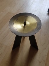 ALTER KERZENSTÄNDER KERZENHALTER SCHWER ANTIK FÜR KERZEN D= 10 CM RUSTIKAL