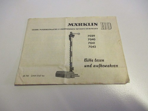 Märklin betriebsanleitung - märklin,