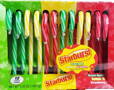 STARBURST Candy Canes 'Frucht'