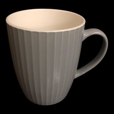 Kaffeebecher Grau Streifen