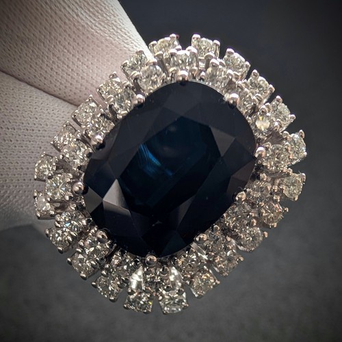 Vintage cocktail ring 585 gold - vintage,