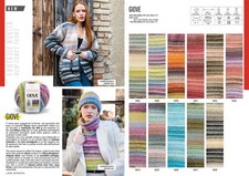 Mondial Giove 300g Farbverlaufsgarn 25% Schurwolle Stricken Wolle Häckeln Garn